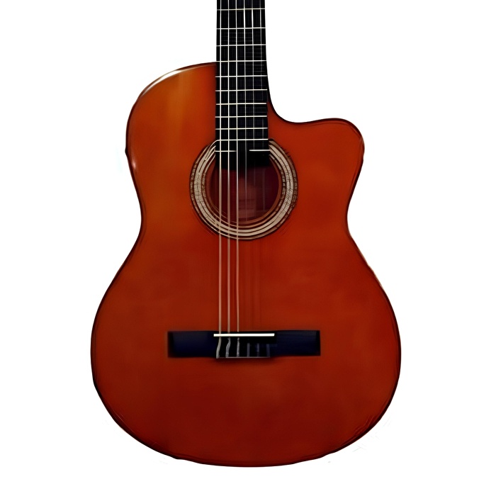 Barcelona LC 3900 CYW Kahverengi Cutaway Klasik Gitar